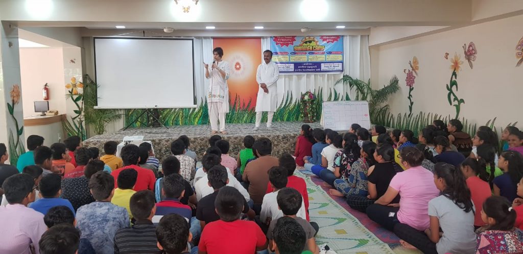 SUMMER CAMP 1ST DAY AT VAPI BRAHMAKUMARI